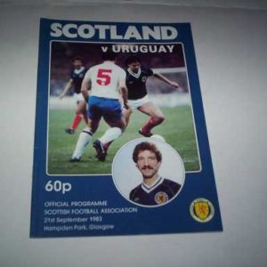 1983 SCOTLAND V URUGUAY