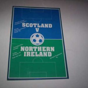 1975 SCOTLAND V NORTHERN IRELAND U15