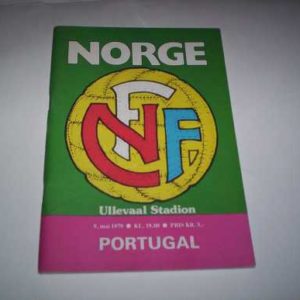 1979 NORWAY V PORTUGAL