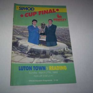 1988 LUTON V READING SIMOD CUP FINAL