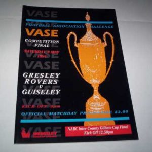 1991 GRESLEY ROVERS V GUISELEY FA VASE FINAL