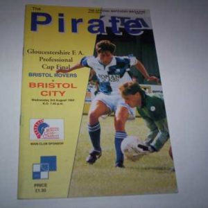 1994 BRISTOL ROVERS V BRISTOL CITY GLOUCESTERSHIRE PROFESSIONAL CUP FINAL