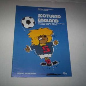 1974 SCOTLAND V ENGLAND