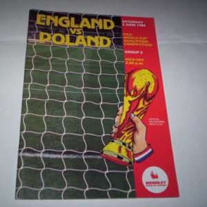 1989 ENGLAND V POLAND