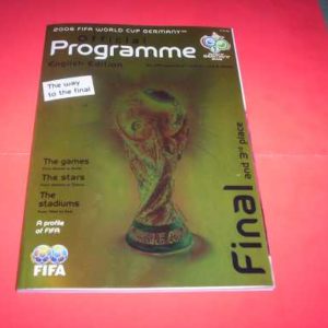 2006 ITALY V FRANCE WORLD CUP FINAL FREE POSTAGE
