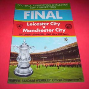 1969 LEICESTER V MAN CITY FA CUP FINAL