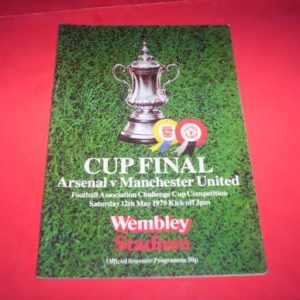 1979 ARSENAL V MAN UTD FA CUP FINAL