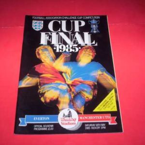 1985 EVERTON V MAN UTD FA CUP FINAL