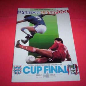 1986 EVERTON V LIVERPOOL FA CUP FINAL