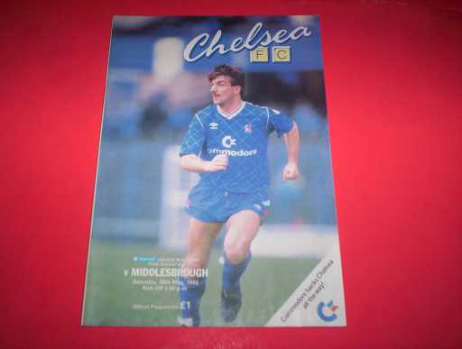 PLAY OFF FINALS » 1988 CHELSEA V MIDDLESBROUGH PLAY OFF FINAL