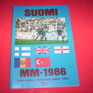 1985 FINLAND V TURKEY WORLD CUP