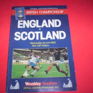 1983 ENGLAND V SCOTLAND