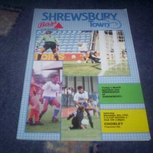 1990/91 SHREWSBURY V CHORLEY FA CUP