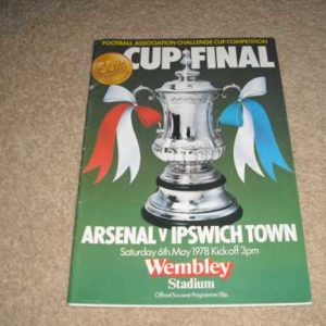 1978 ARSENAL V IPSWICH FA CUP FINAL