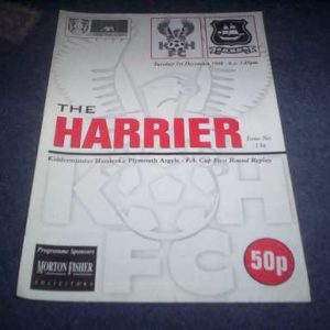 1998/99 KIDDERMINSTER HARRIERS V PLYMOUTH (FA CUP REPLAY)