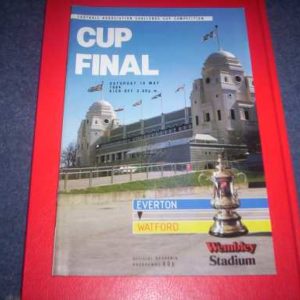 1984 EVERTON V WATFORD FA CUP FINAL