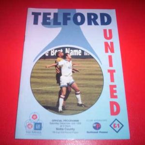 1995/96 TELFORD V NOTTS COUNTY FA CUP