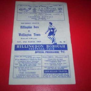 1968/69 HILLINGDON V WELLINGTON