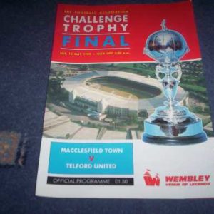 1989 MACCLESFIELD V TELFORD FA TROPHY FINAL