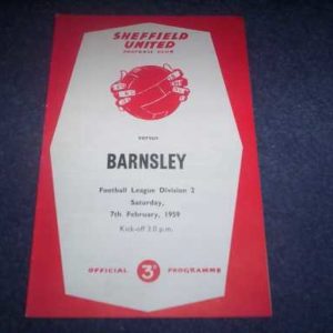 1958/59 SHEFFIELD UTD V BARNSLEY
