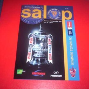 2009/10 SHREWSBURY V STAINES FA CUP