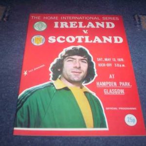 1978 NORTHERN IRELAND V SCOTLAND @ HAMPDEN PARK
