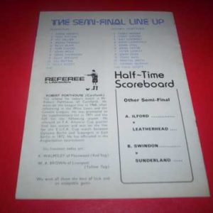 1973/74 ASHINGTON V BISHOPS STORTFORD FA AMATEUR CUP S/F