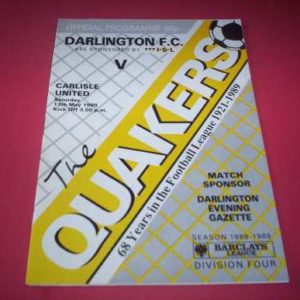 1988/89 DARLINGTON V CARLISLE