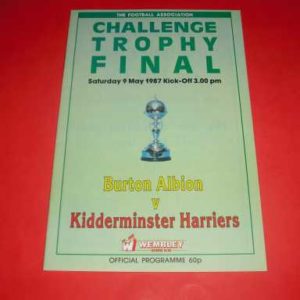 1987 BURTON ALBION V KIDDERMINSTER HARRIERS (FA TROPHY FINAL)