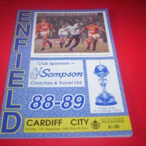 1988/89 ENFIELD V CARDIFF CITY (FA CUP)