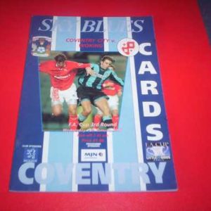 1996/97 COVENTRY V WOKING FA CUP
