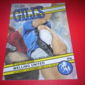 1989/90 GILLINGHAM V WELLING FA CUP