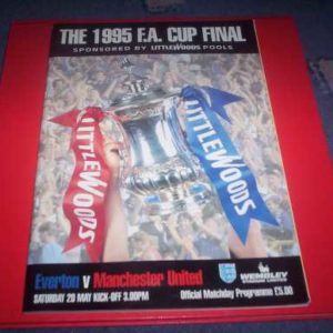 1995 EVERTON V MAN UTD FA CUP FINAL