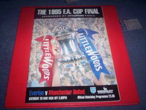 FA CUP FINALS » 1995 EVERTON V MAN UTD FA CUP FINAL