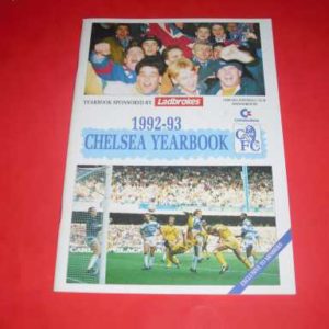 1992/93 CHELSEA OFFICIAL YEARBOOK