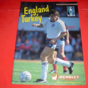 1987 ENGLAND V TURKEY