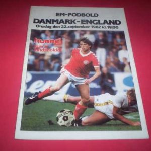 1982 DENMARK V ENGLAND
