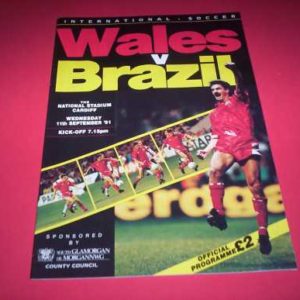 1991 WALES V BRAZIL