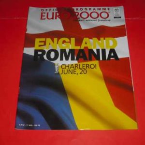 2000 ENGLAND V ROMANIA EURO FINALS