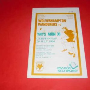 1990/91 YNYS MON XI (ANGLESEY) V WOLVES FRIENDLY
