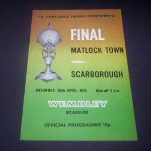 1975 MATLOCK V SCARBOROUGH FA TROPHY FINAL