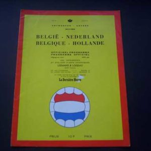 1964 BELGIUM V HOLLAND (MARCH)