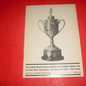 1973/74 ILFORD V LEATHERHEAD FA AMATEUR CUP S/F