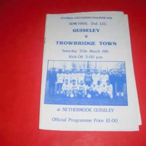 1990/91 GUISELEY V TROWBRIDGE FA VASE S/F