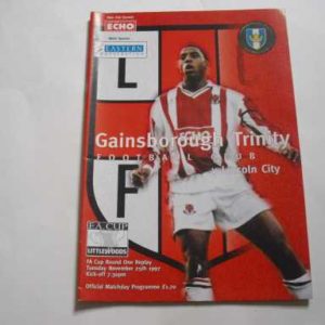 1997/98 LINCOLN V GAINSBOROUGH FA CUP REPLAY