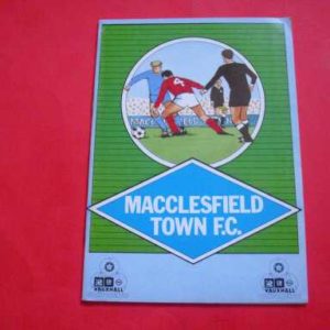 1987/88 MACCLESFIELD V ROTHERHAM FA CUP