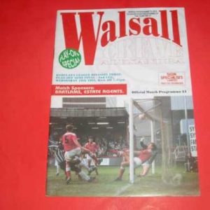 1992/93 WALSALL V CREWE PLAY OFF S/F