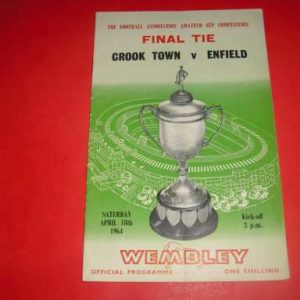 1964 CROOK TOWN V ENFIELD FA AMATEUR CUP FINAL