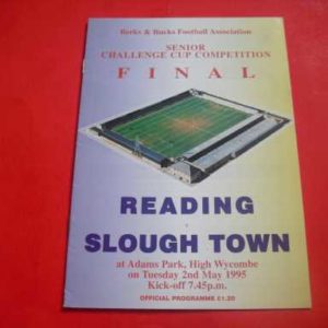 1995 READING V SLOUGH SENIOR CUP FINAL @ WYCOMBE