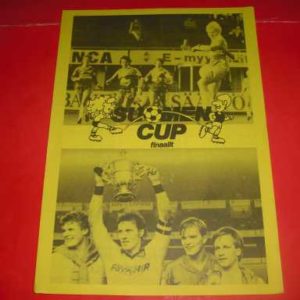 1985 HJK HELSINKI V HAKA FINNISH CUP FINAL
